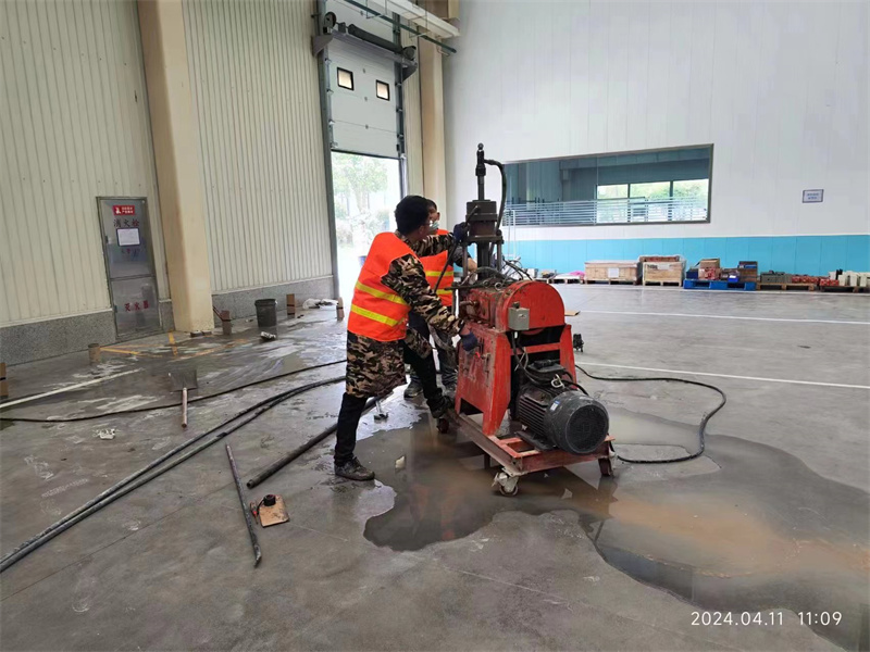 会理厂房地面下沉塌陷注浆加固施工